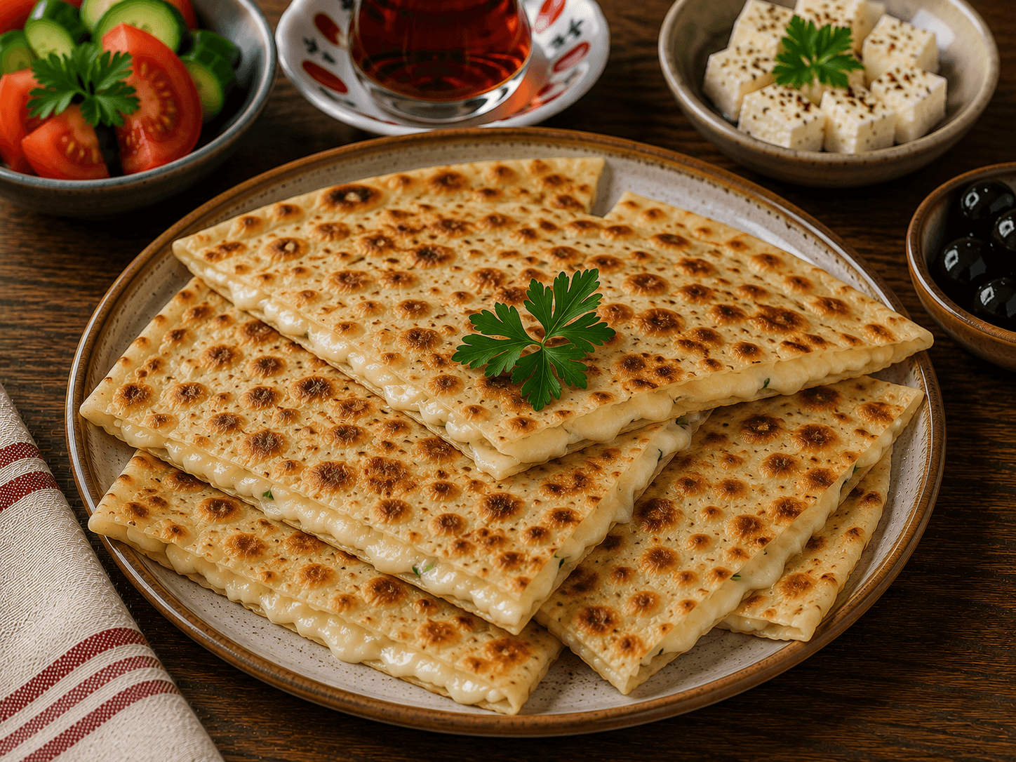 غوزلمة بالجبن